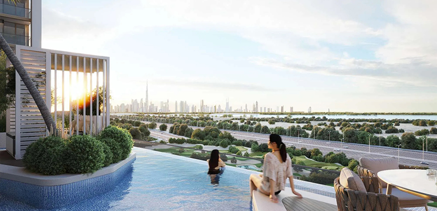 apartment golf course sale dubai
